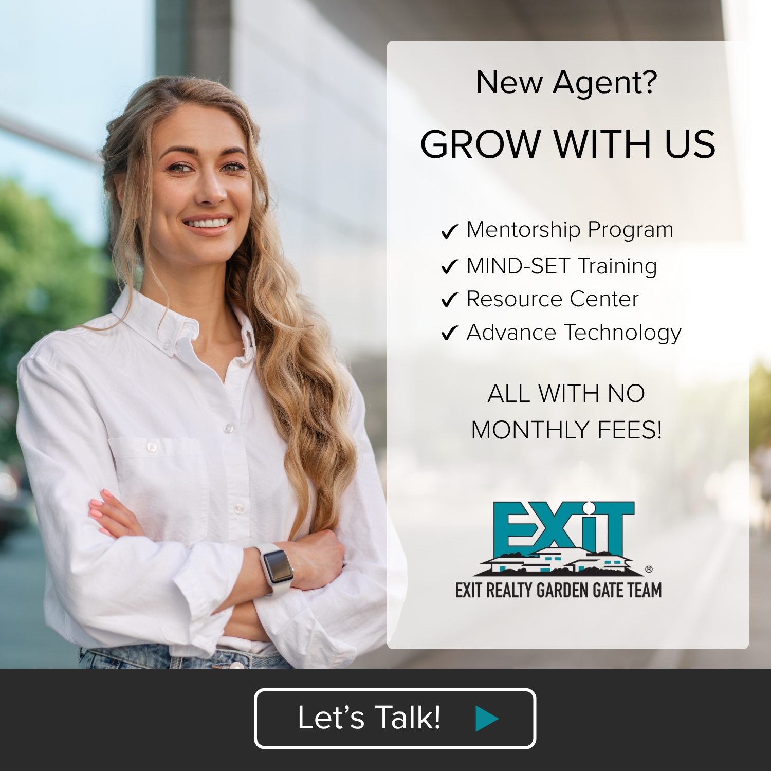 Recruiting ad designed by our Creative Director